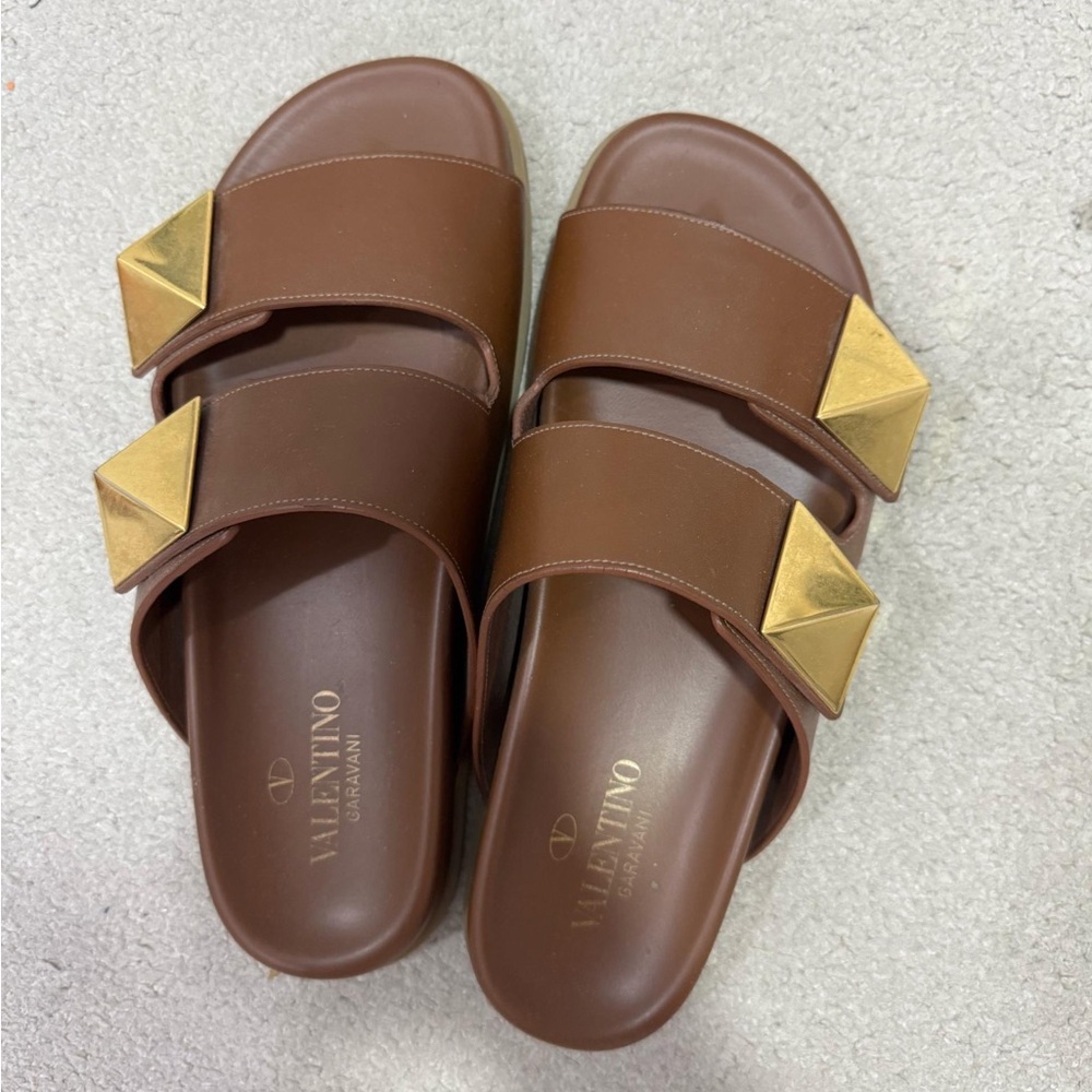 Valentino one stud slides 38.5